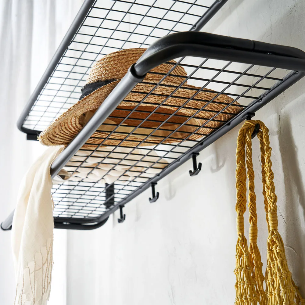 Classic 650 hattehylde, hvid/krom, 2 hylder, 100 cm Essem Design