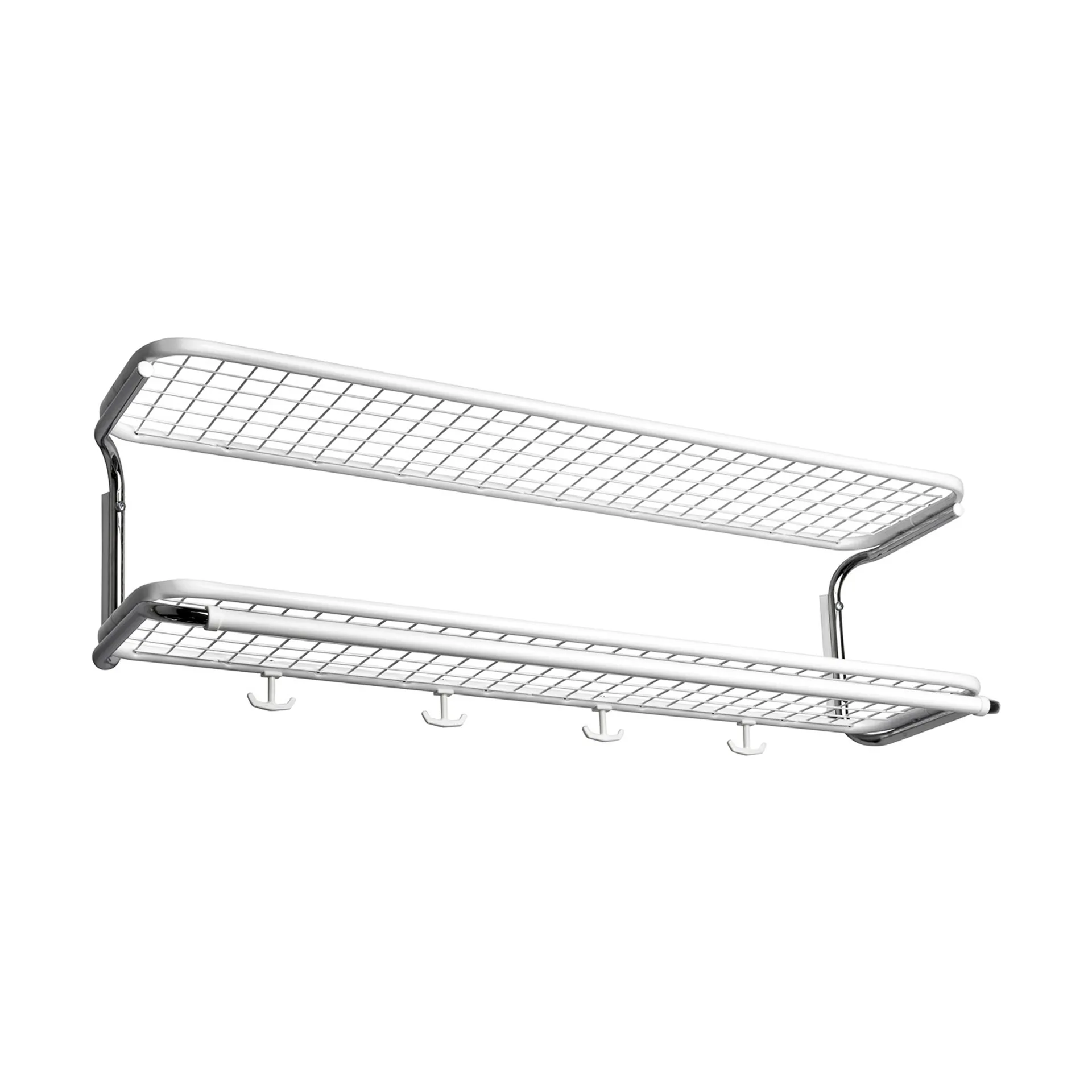 Classic 650 hattehylde, hvid/krom, 2 hylder, 100 cm Essem Design