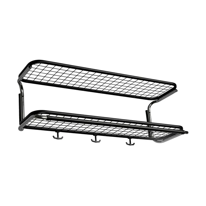 Classic 650 hattehylde - sort/krom, 2 hylder, 100 cm - Essem Design