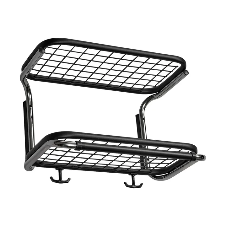 Classic 650 hattehylde - sort/krom, 2 hylder, 40 cm - Essem Design