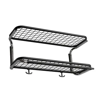 Classic 650 hattehylde - sort/krom, 2 hylder, 50 cm - Essem Design