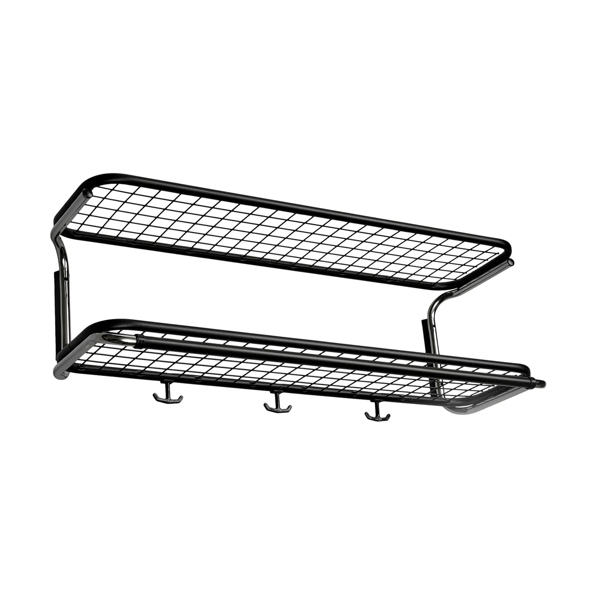 Classic 650 hattehylde, sort/krom, 2 hylder, 70 cm Essem Design