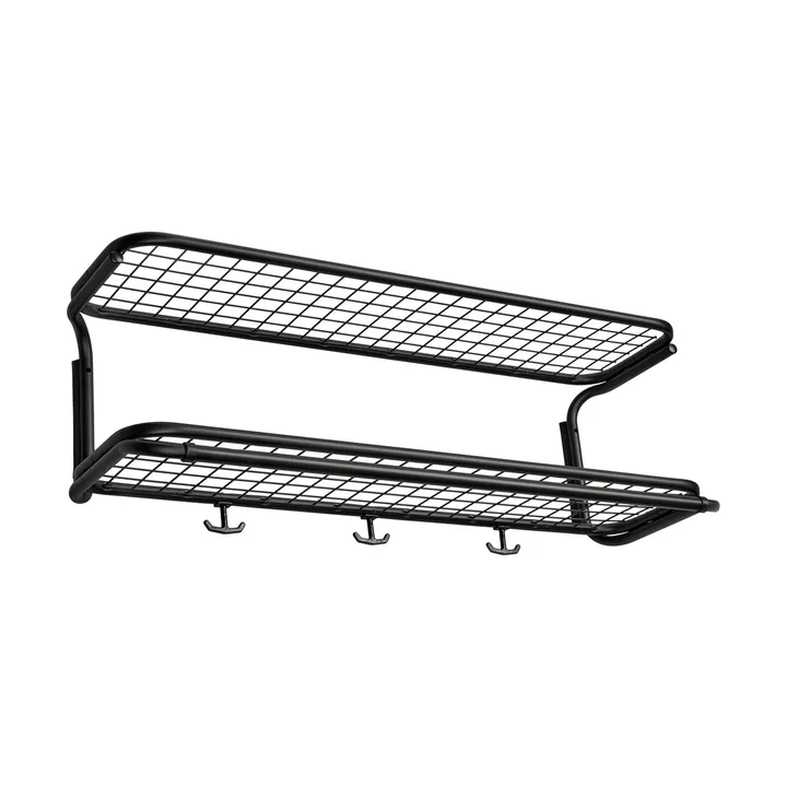 Classic 650 hattehylde - sort/sort, 2 hylder, 100 cm - Essem Design
