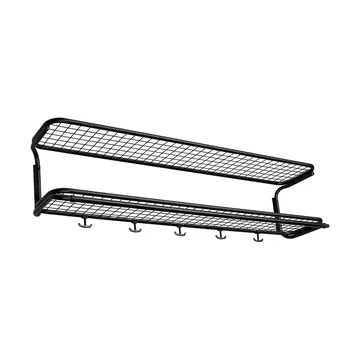Classic 650 hattehylde - sort/sort, 2 hylder, 110 cm - Essem Design