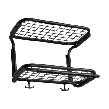 Classic 650 hattehylde - sort/sort, 2 hylder, 40 cm - Essem Design