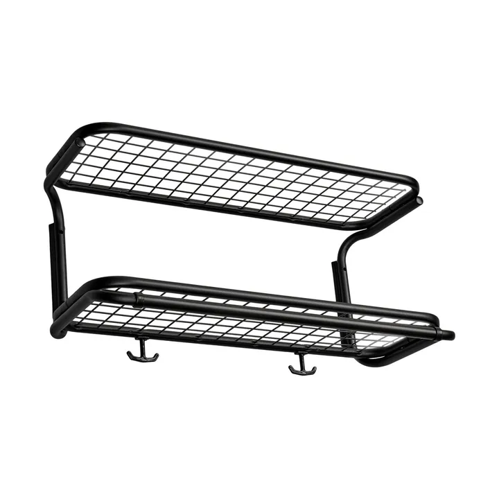 Classic 650 hattehylde - sort/sort, 2 hylder, 60 cm - Essem Design