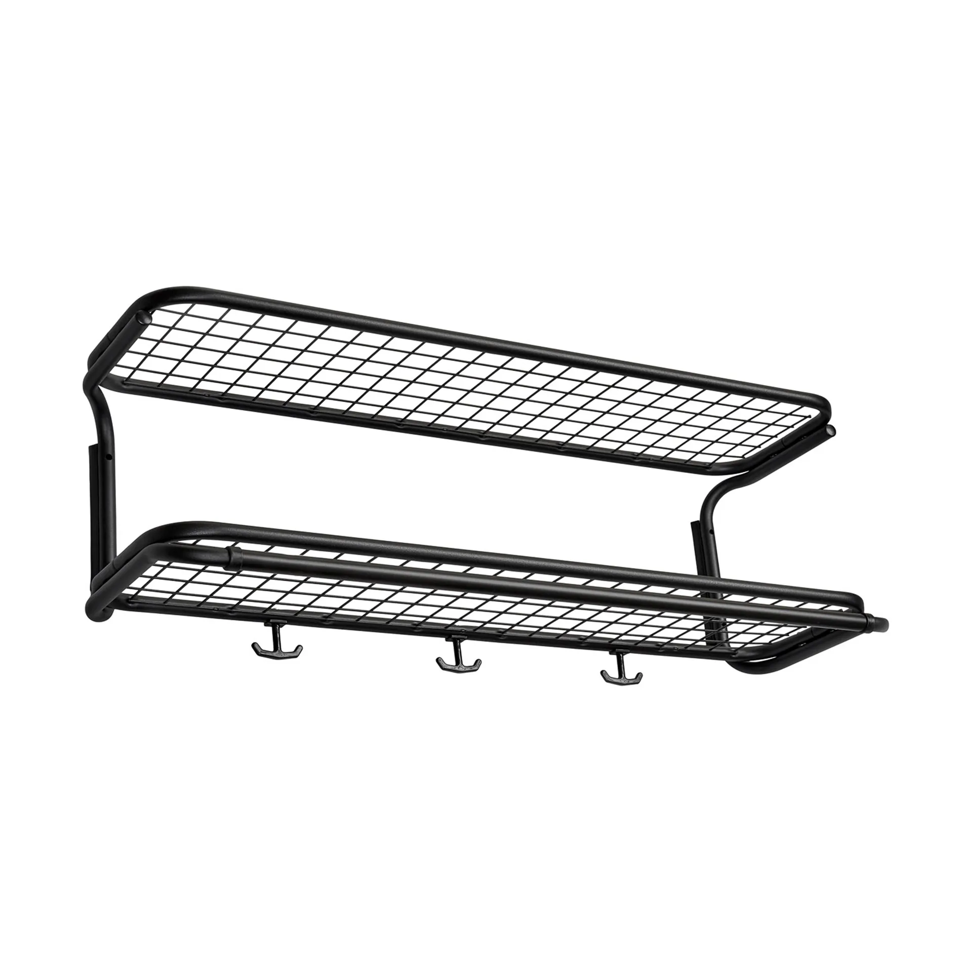 Classic 650 hattehylde, sort/sort, 2 hylder, 80 cm Essem Design