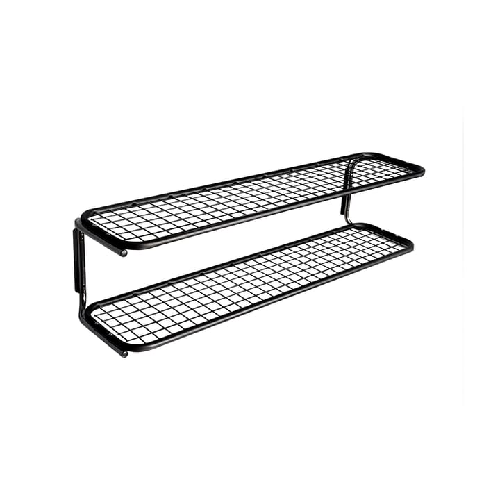 Classic 650 skohylde - sort/krom, 2 hylder, 100 cm - Essem Design