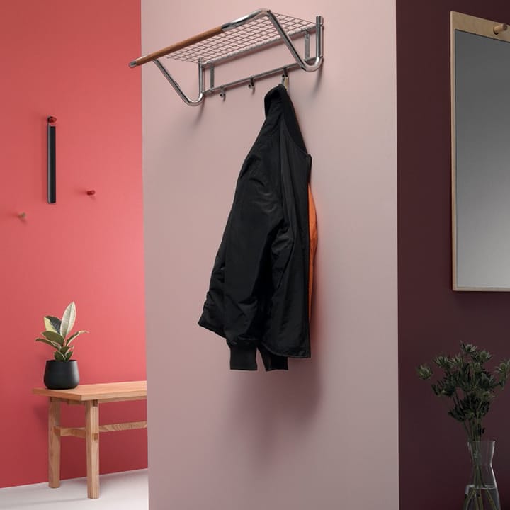 Funk hattehylde, rustfrit stål, olieret egerundstok Essem Design