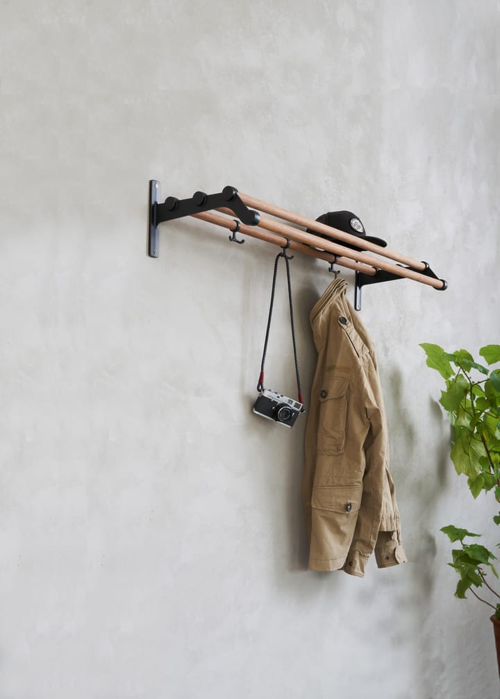 Nostalgi 291 hattehylde 100 cm, Bambus-Sort Essem Design