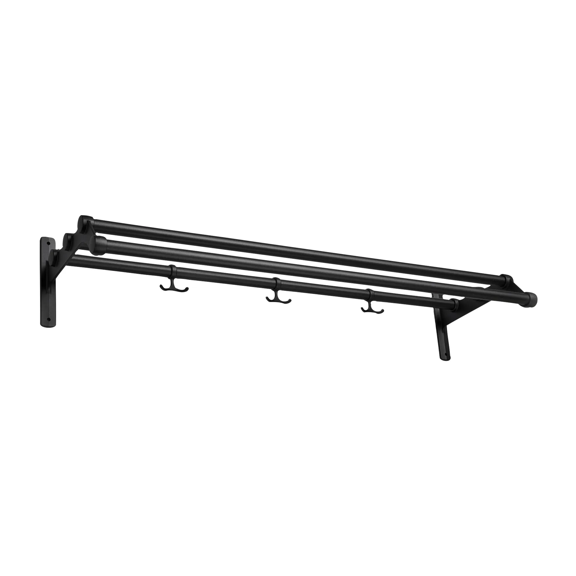 Nostalgi 291 hattehylde 100 cm, Sort/Sort Essem Design