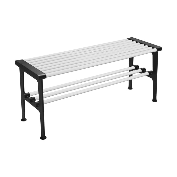 Nostalgi bænk 100 cm - Hvid-sort - Essem Design