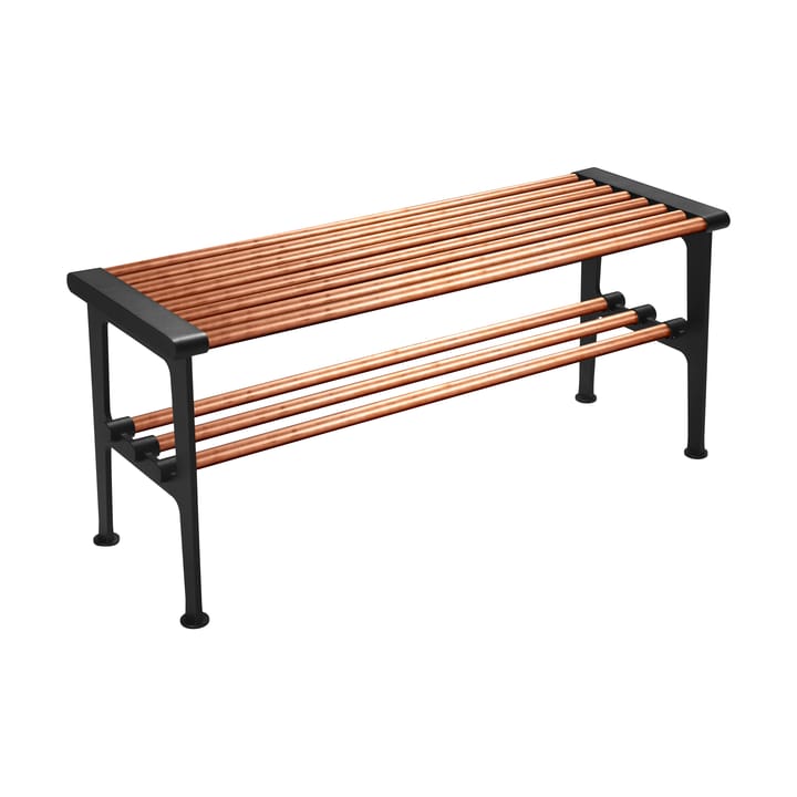 Nostalgi bænk 100 cm - Kobber-sort - Essem Design