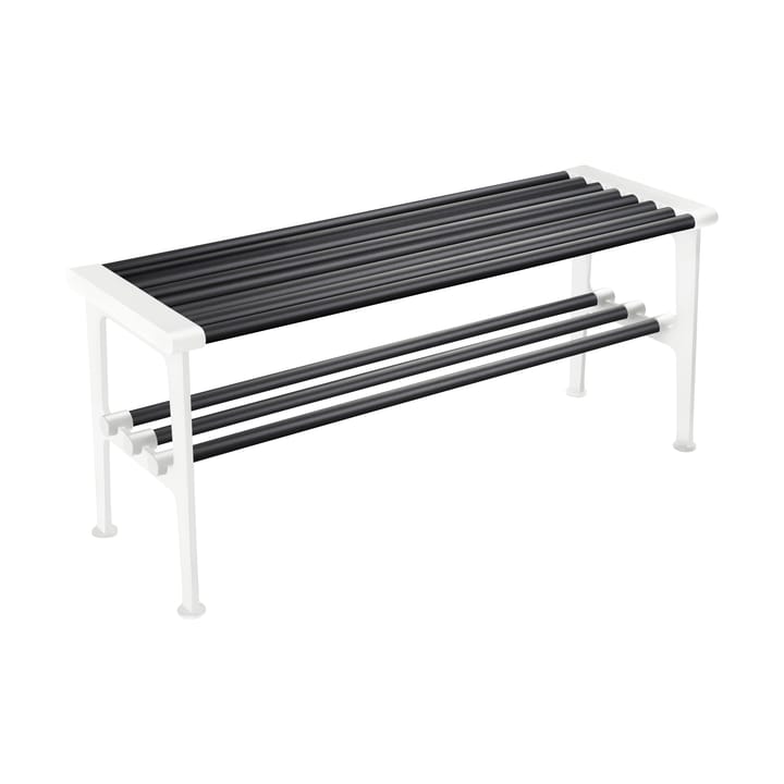 Nostalgi bænk 100 cm - Sort-hvid - Essem Design