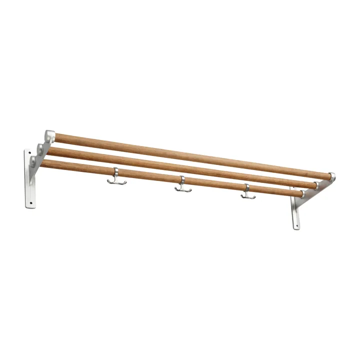 Nostalgi hatte-/skohylde - Bambus-Aluminium - Essem Design