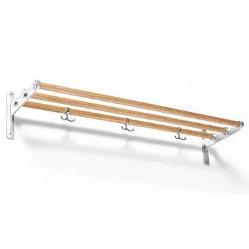 Nostalgi hatte-/skohylde - eg, aluminium - Essem Design
