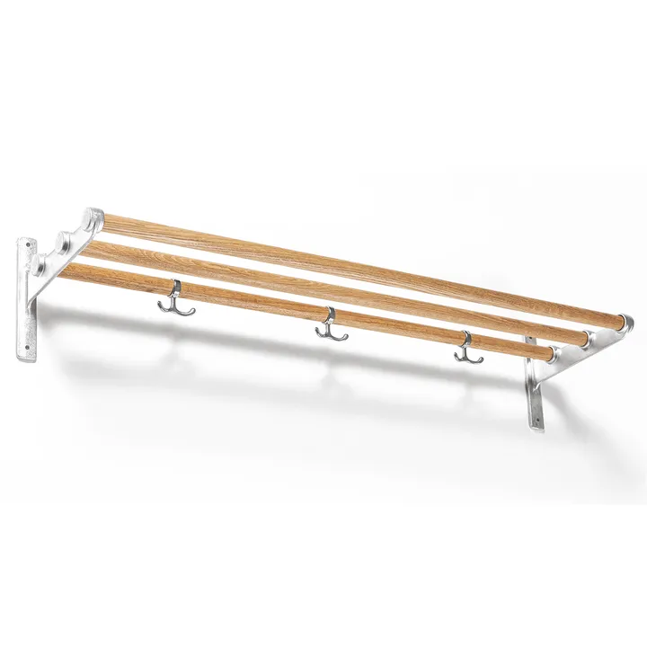 Nostalgi hatte-/skohylde - eg, aluminium - Essem Design