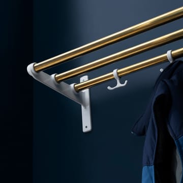 Nostalgi sko- eller hattehylde - messing, sort stel - Essem Design