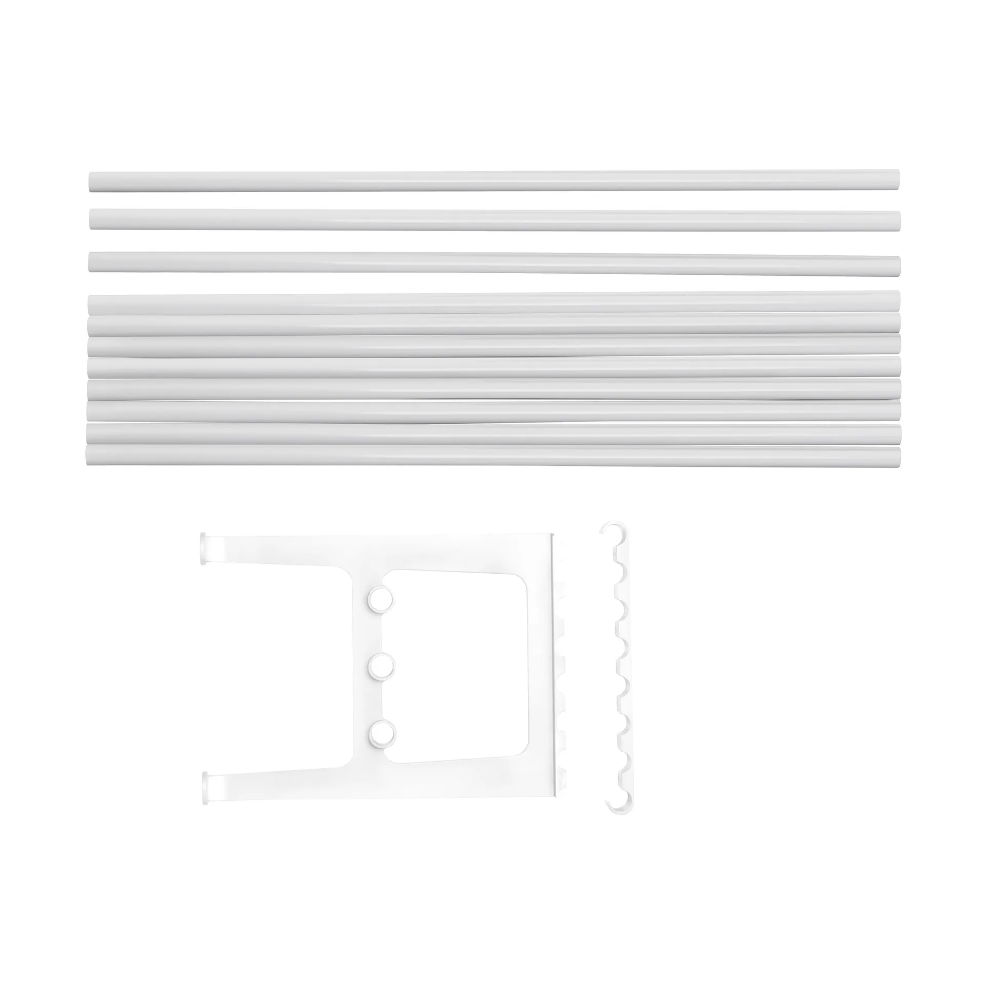 Nostalgi tilbygget bænk 100 cm, Hvid Essem Design