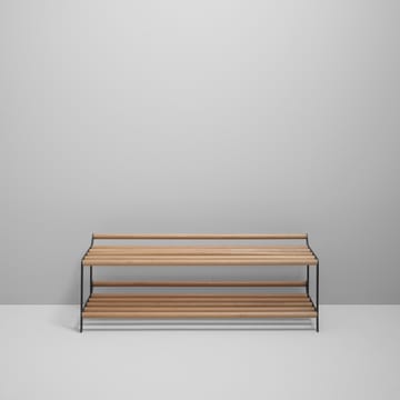 Tamburin skohylde 100 cm - Eg/Sort - Essem Design
