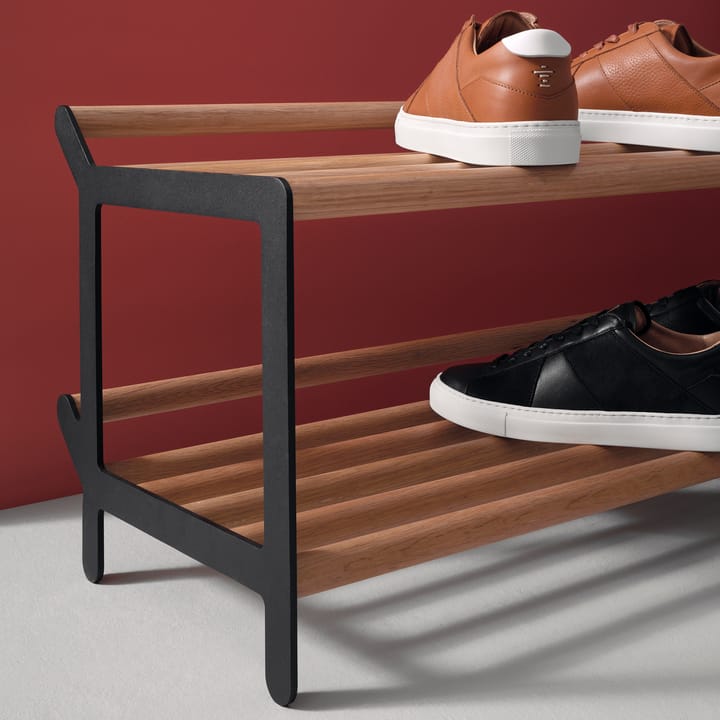 Tamburin skohylde 100 cm, Eg/Sort Essem Design
