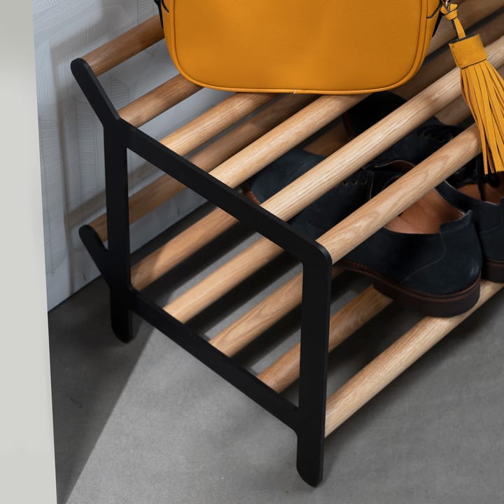 Tamburin skohylde 100 cm, Eg/Sort Essem Design