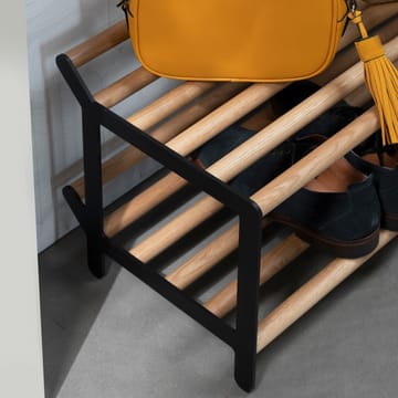 Tamburin skohylde 60 cm - Eg/Sort - Essem Design