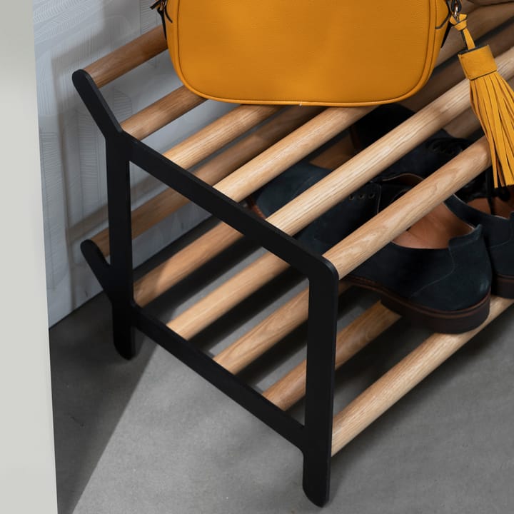 Tamburin skohylde 60 cm, Eg/Sort Essem Design