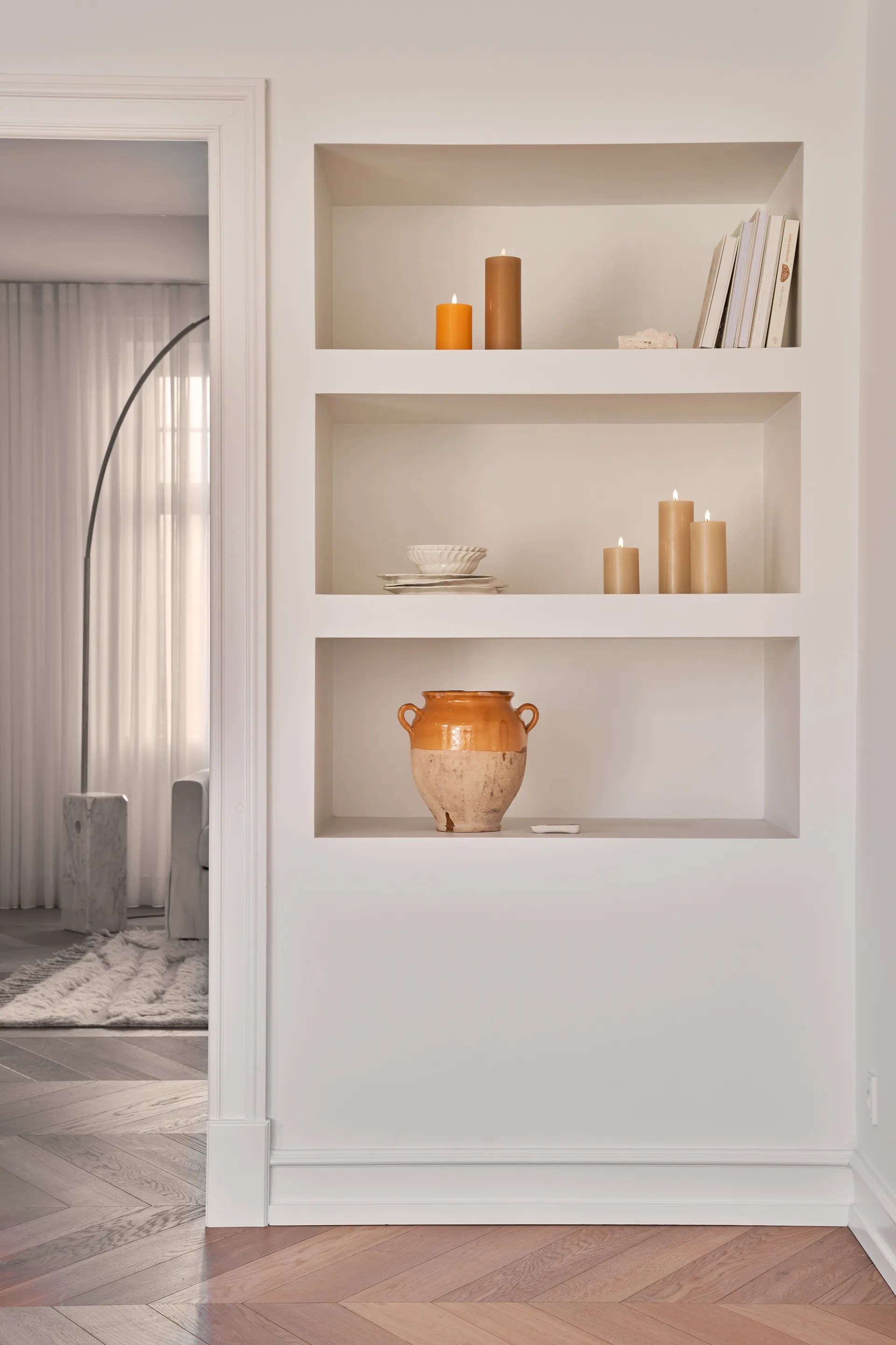 ester & erik bloklys LED, 14 Pale ginger, 10 cm ester & erik