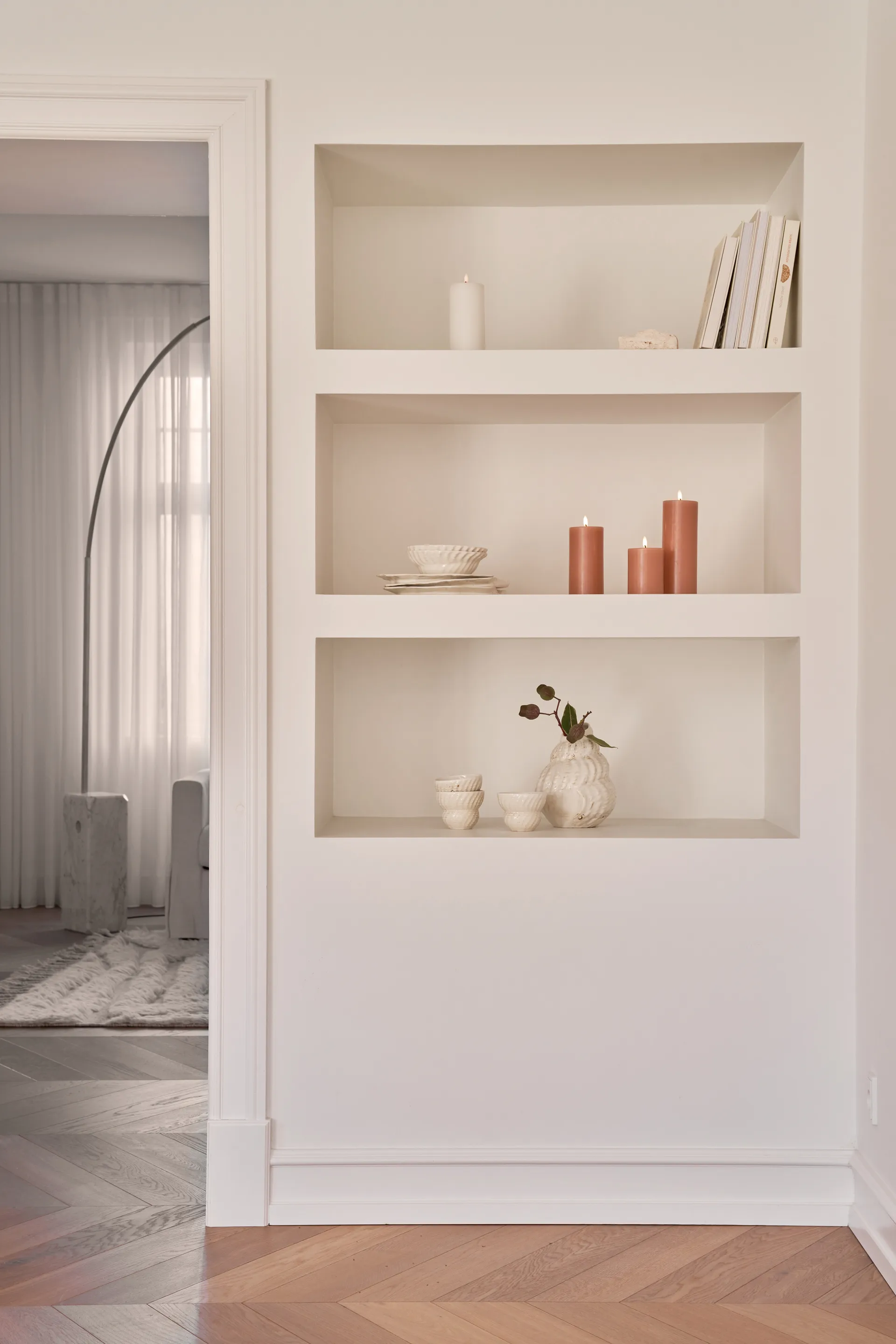 ester & erik bloklys LED, 20 Rosy caramel, 20 cm ester & erik