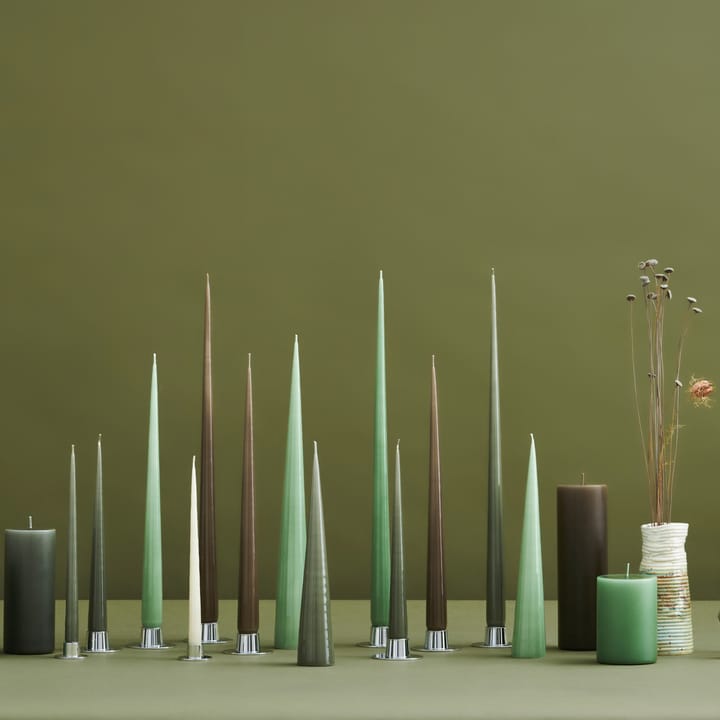 ester & erik kegleformet lys 37 cm 2-pak lakeret, Eucalyptus 66-0 ester & erik