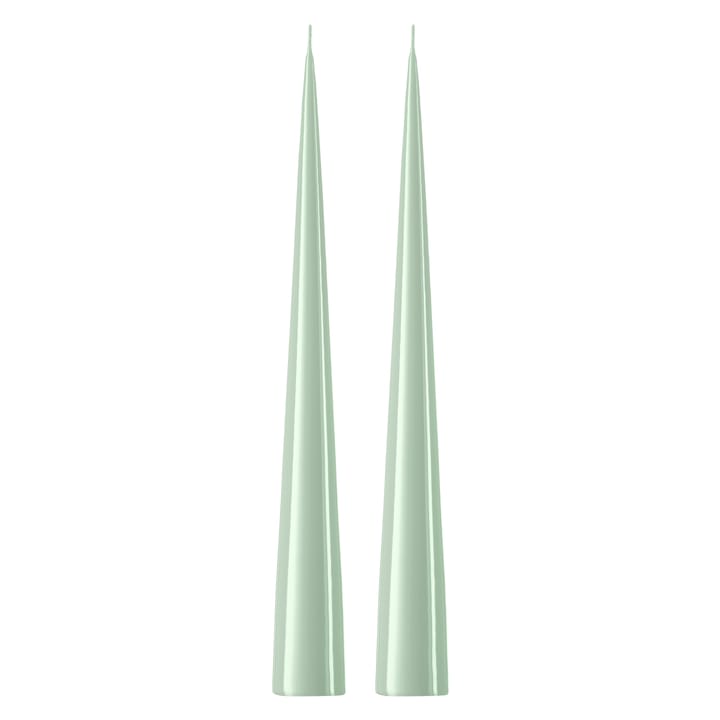 ester & erik kegleformet lys 37 cm 2-pak lakeret - Water mint 03-0 - Ester & erik