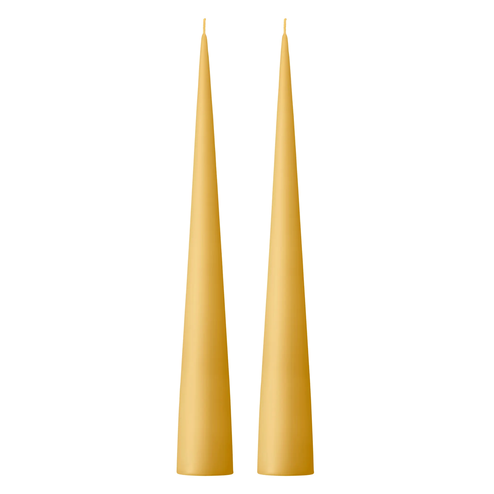 ester & erik kegleformet lys 37 cm 2-pak mat, Beige 14/2 ester & erik