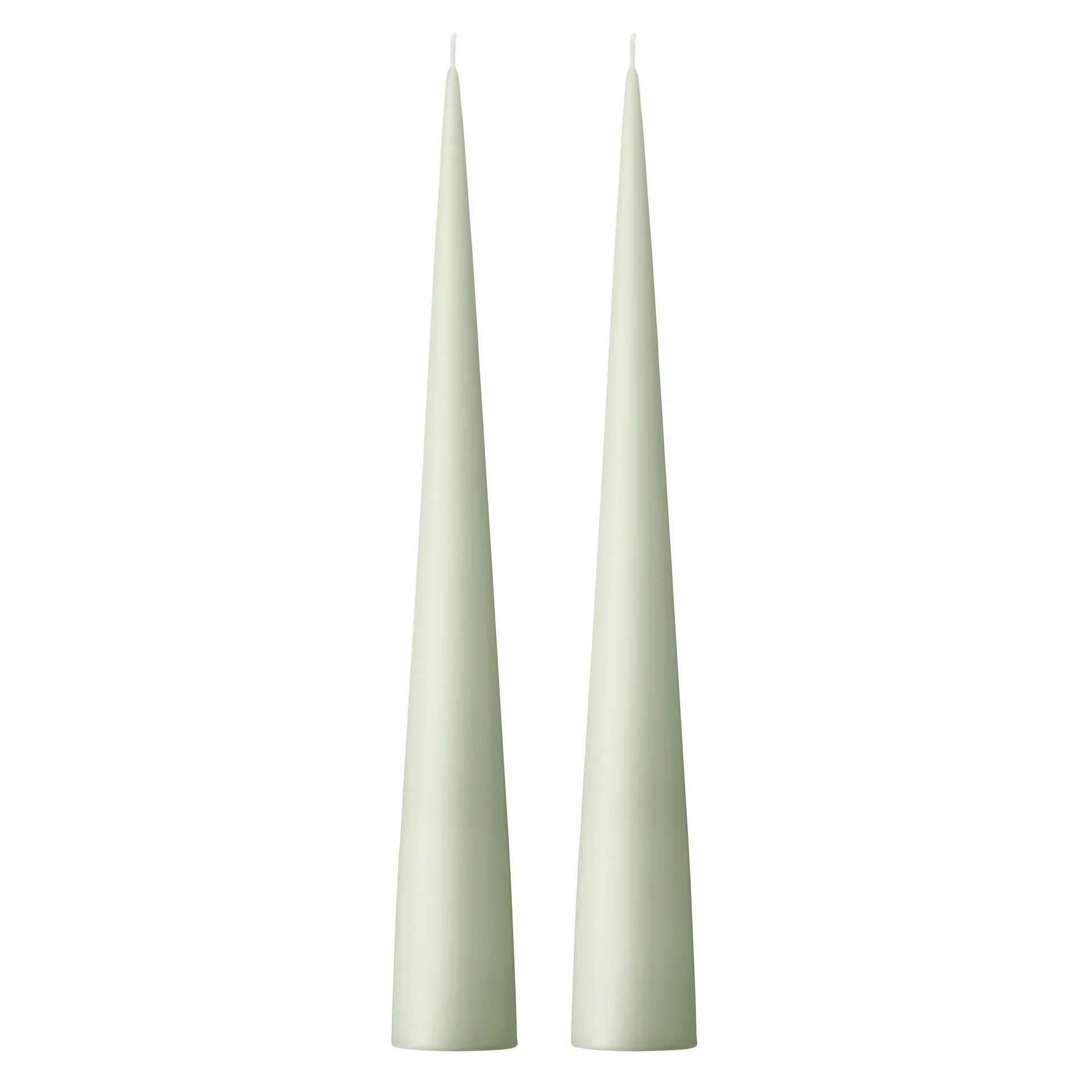 ester & erik kegleformet lys 37 cm 2-pak mat, Water mint 03 ester & erik