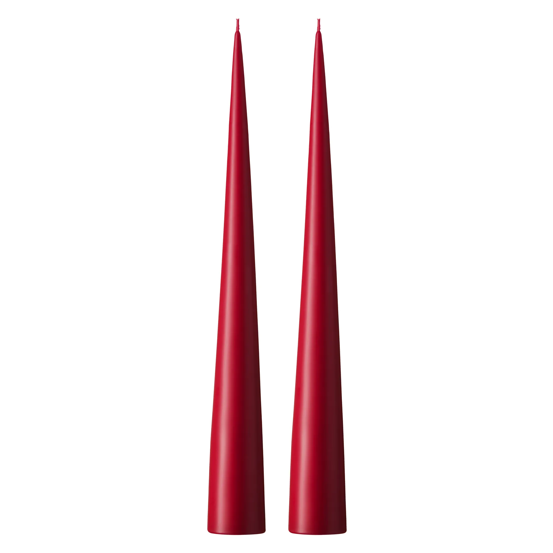 ester & erik kegleformet lys 37 cm 2-pak mat, Wine 44 ester & erik