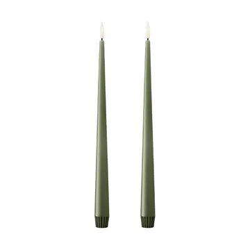 ester & erik kronelys LED 2-pak - 70 Green Soil , 30 cm - ester & erik
