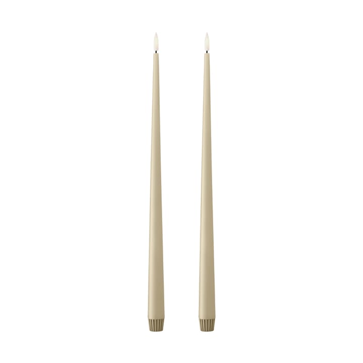 ester & erik kronelys LED 40 cm 2-pak - 14 Pale ginger - Ester & erik
