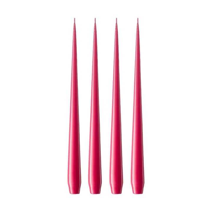 ester & erik lys 32 cm 4-pak lakeret - Deep pink 41/2 - Ester & erik