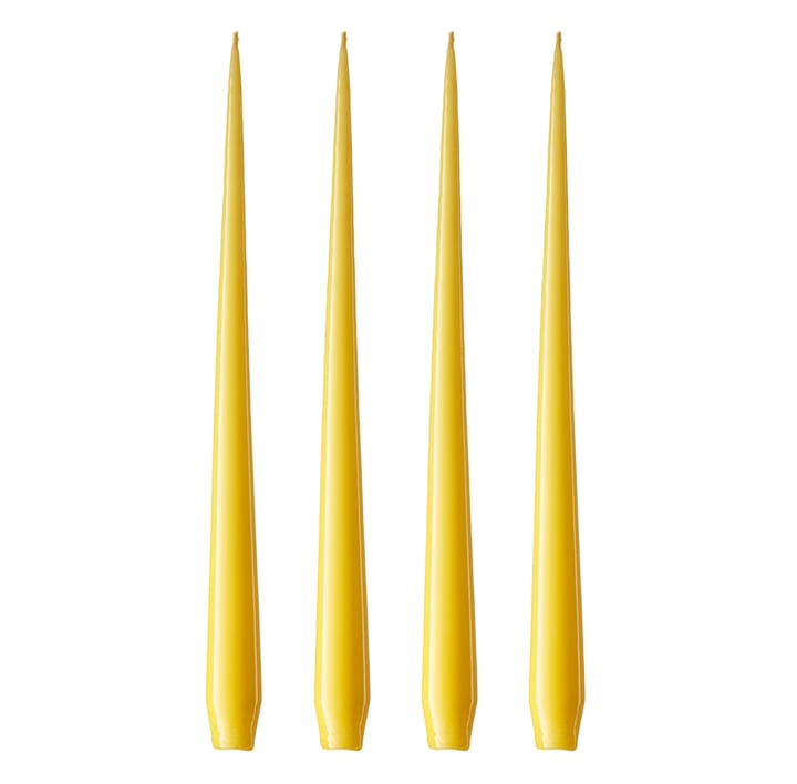 ester & erik lys 32 cm 4-pak lakeret - Lemon drop 15-0 - Ester & erik