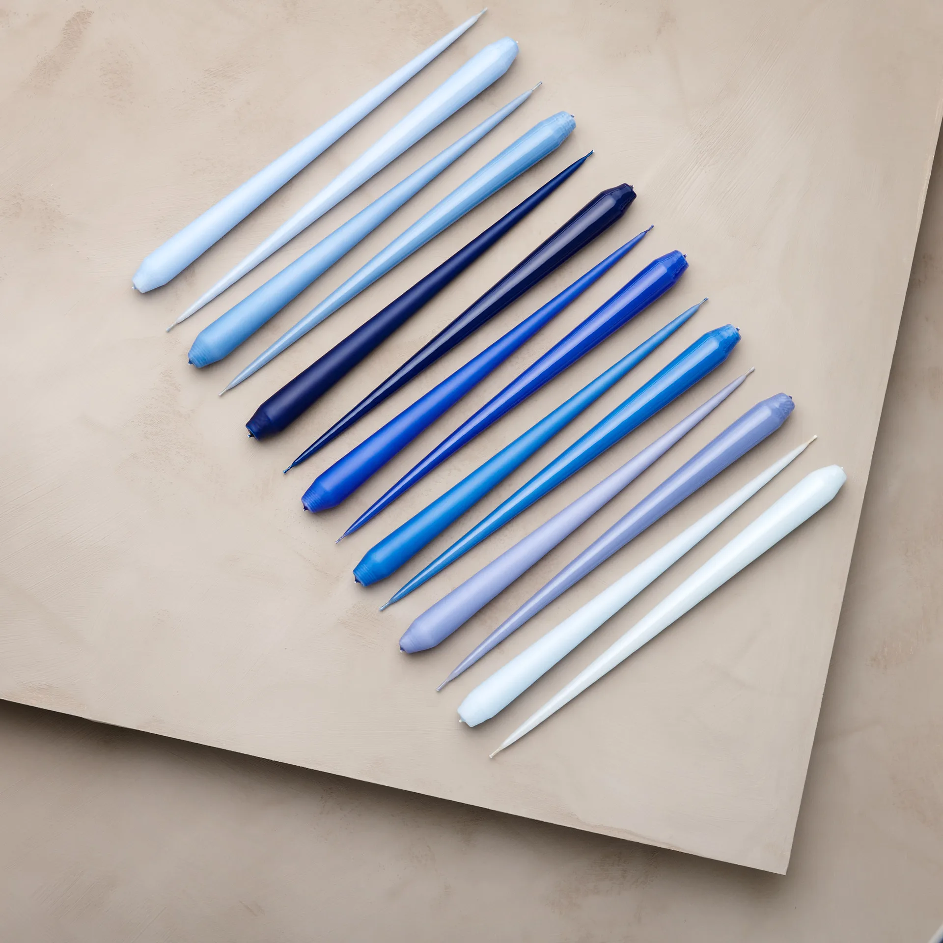 ester & erik lys 4-pak mat, icy lavender, 32 cm ester & erik