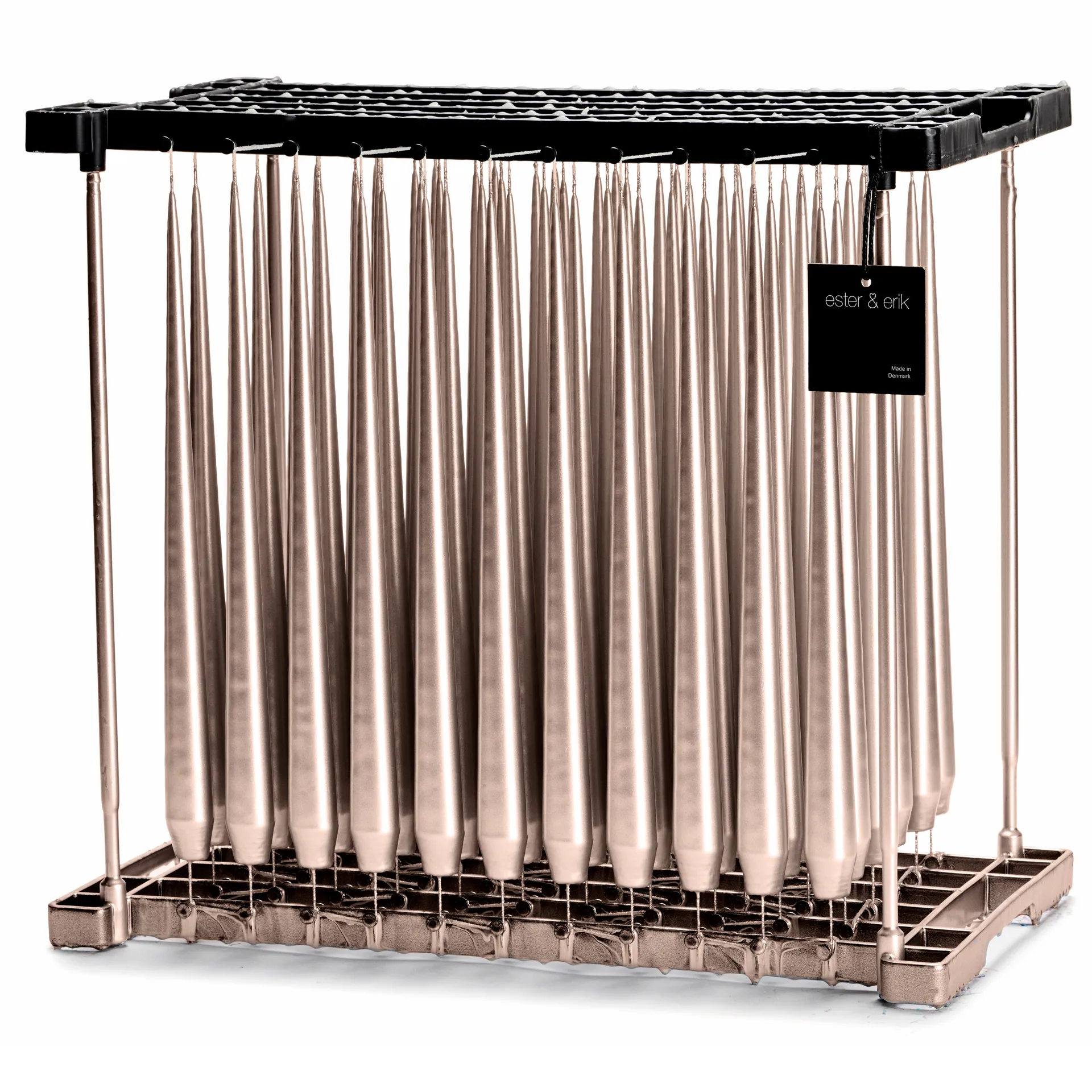 ester & erik lys 42 cm 4-pak metallic, Champagne ester & erik