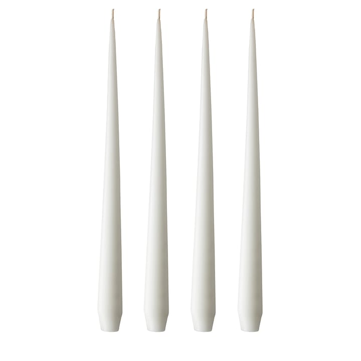 ester & erik lys 42 cm 4-pak pure white - Mat - Ester & erik