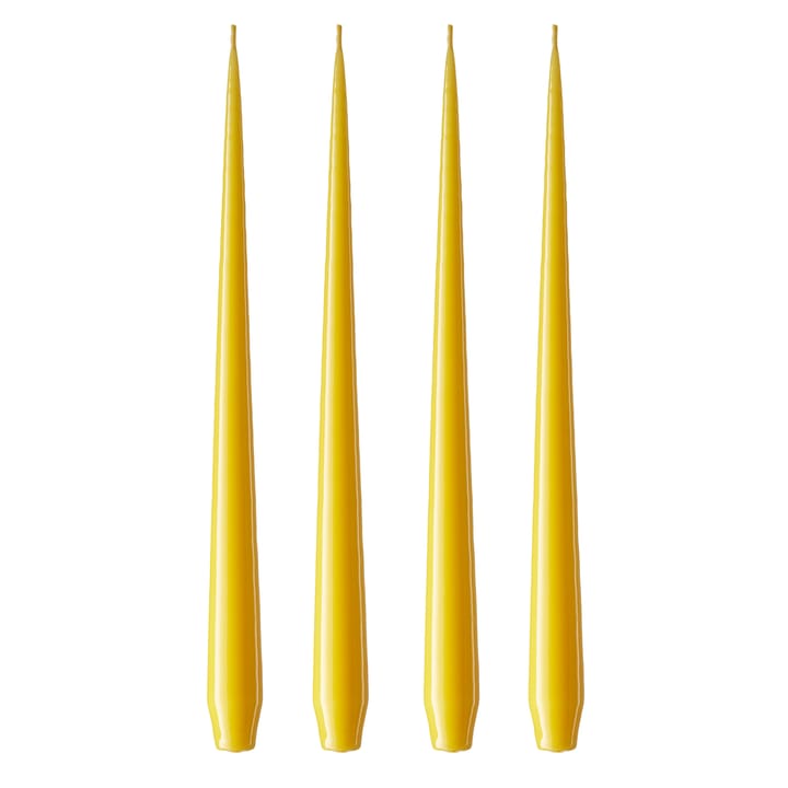 ester & erik lys Lakeret 4-pak - dark Lemon drop 15/2-0, 32 cm - Ester & erik
