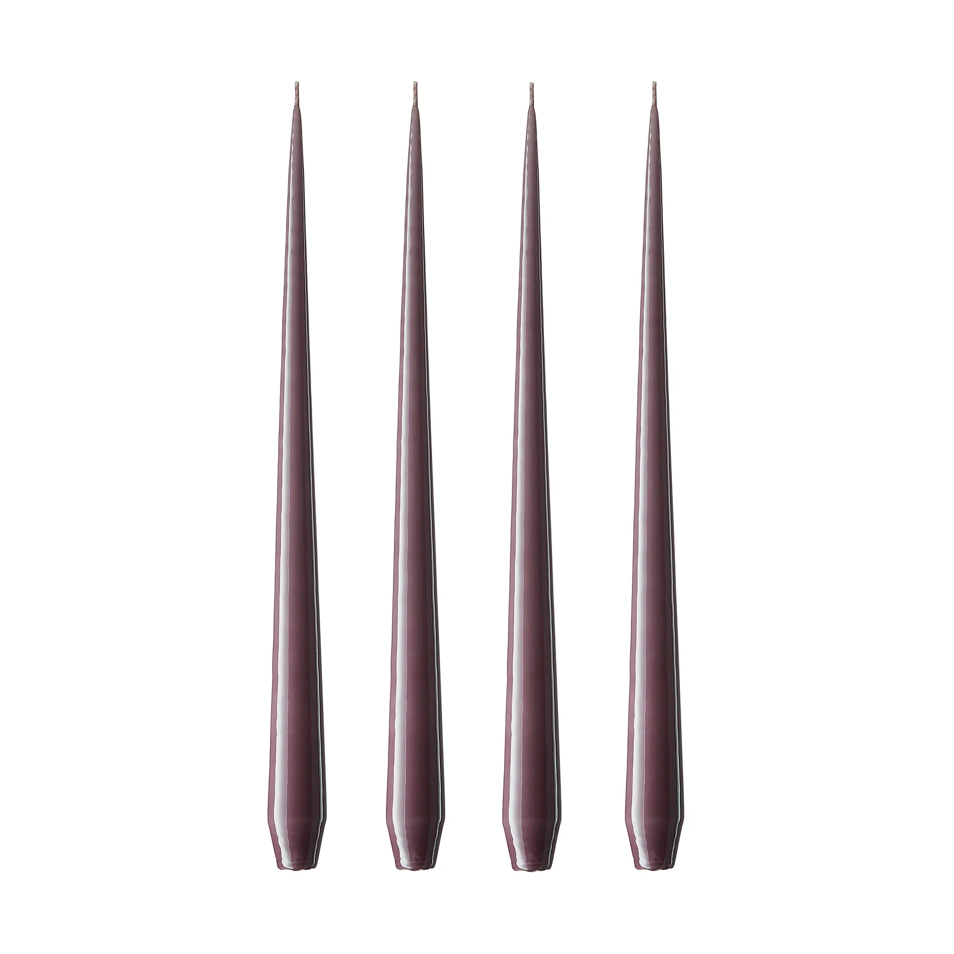 ester & erik lys Lakeret 4-pak, muted mauve, 42 cm ester & erik
