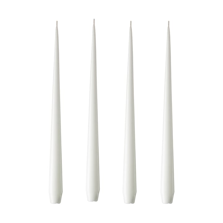 ester & erik lys Lakeret 4-pak - pure white, 32 cm - Ester & erik