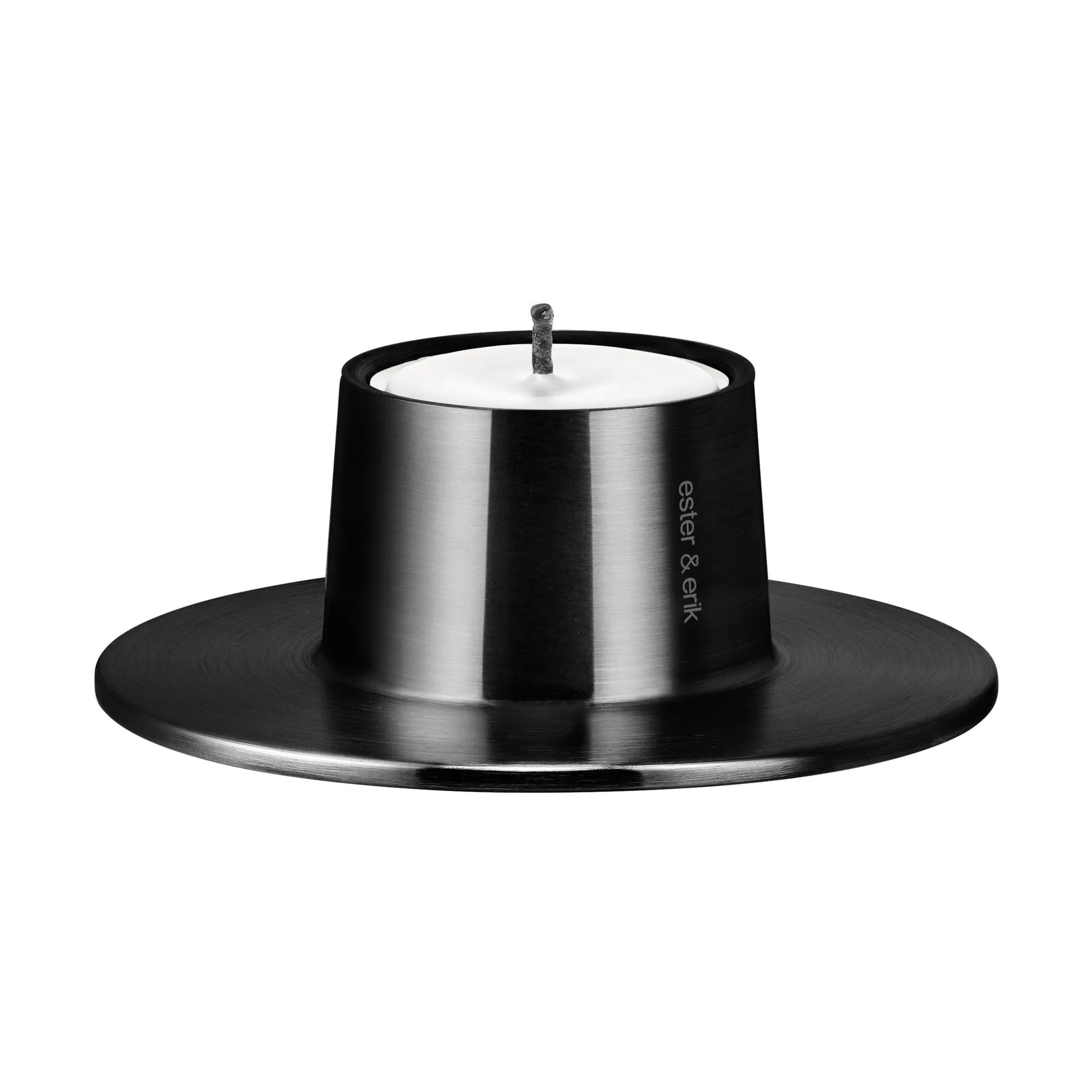 ester & erik udendørs lysestage small Ø16 cm, Black ester & erik