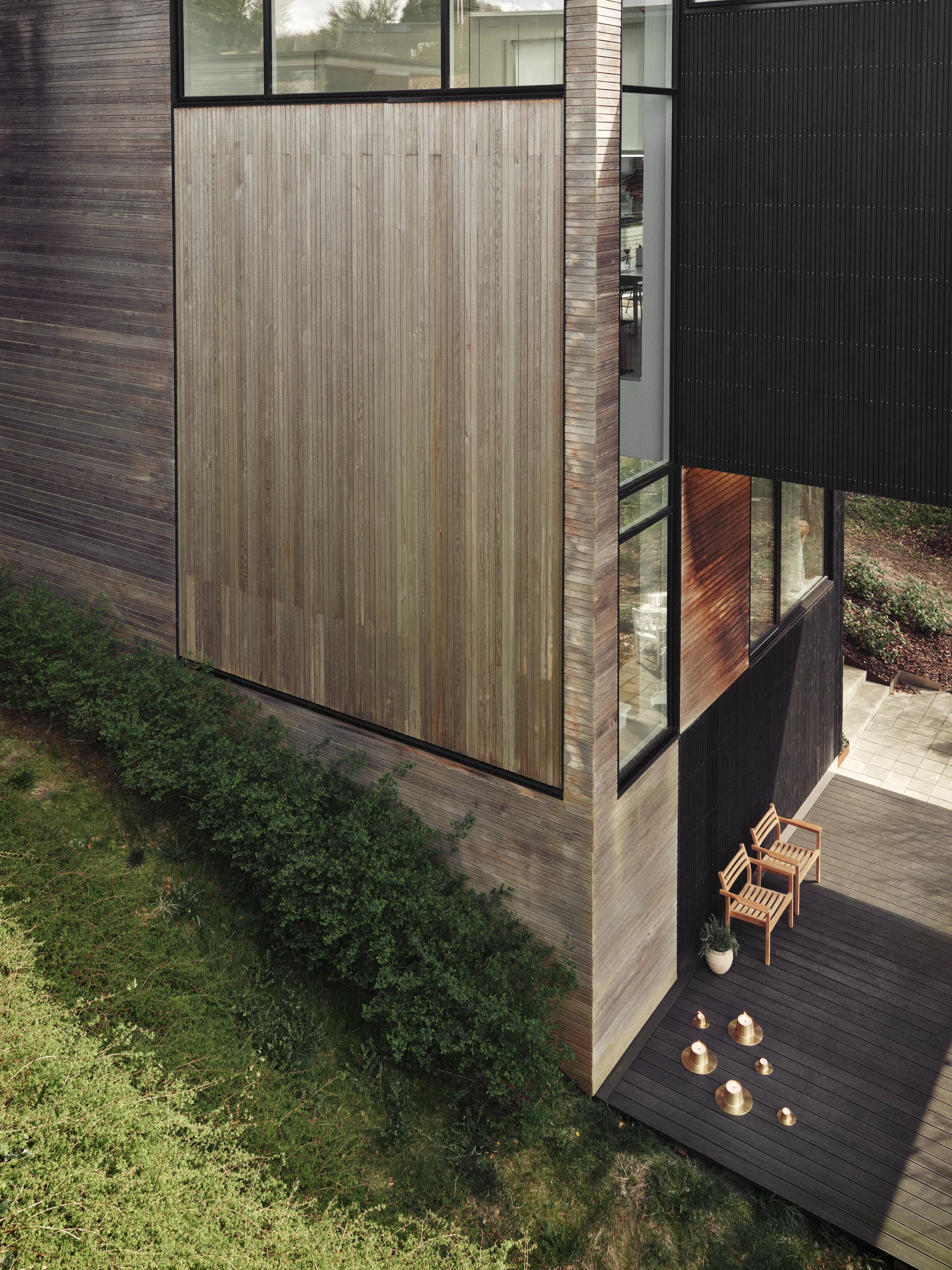 ester & erik udendørs lysestage small Ø16 cm, Gold ester & erik