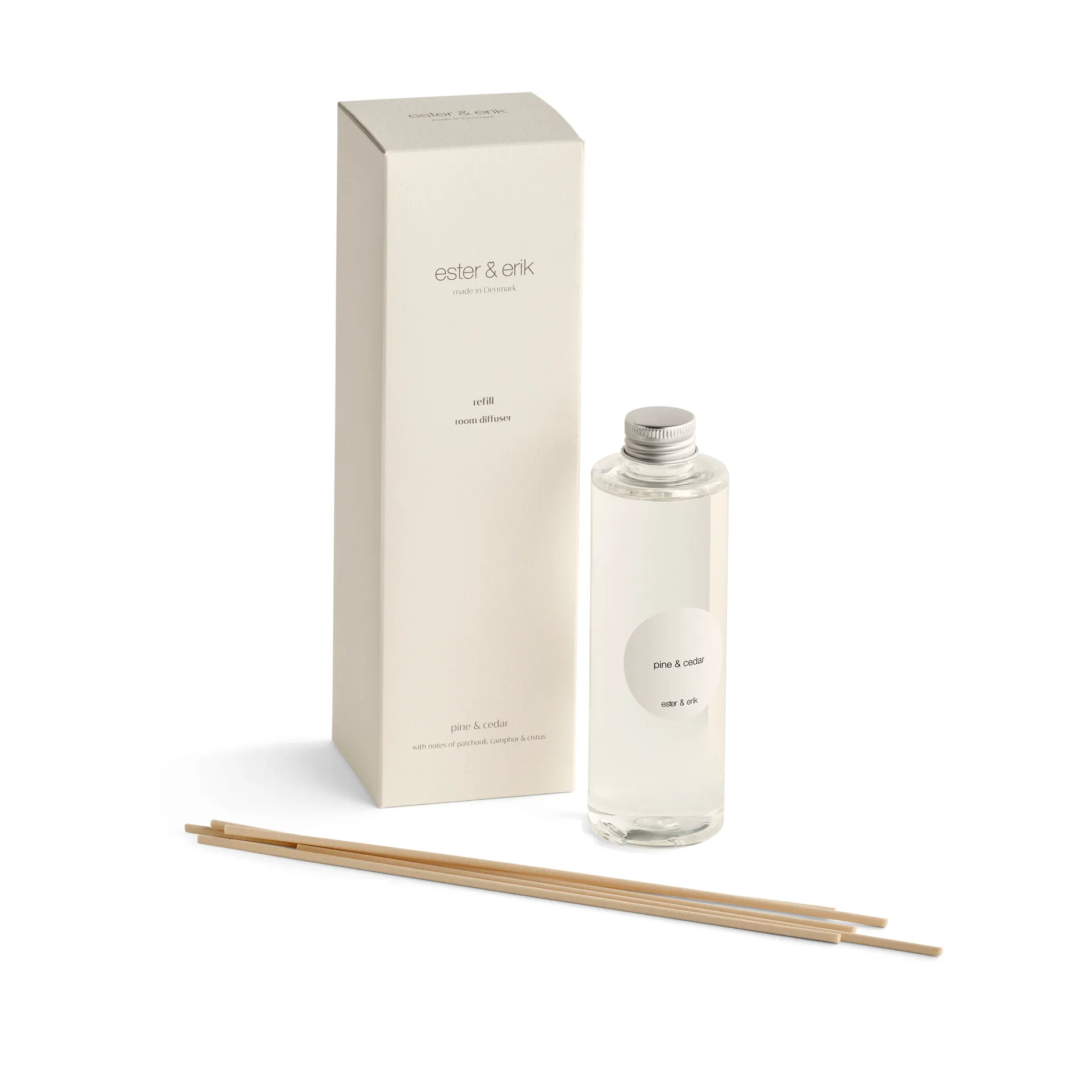 Refill ester & erik duftpinde, Pine & cedar ester & erik