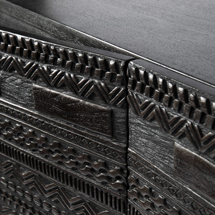 Ancestors Tabwa skab, Teak 3 låger-2 skuffer 126x180 Ethnicraft
