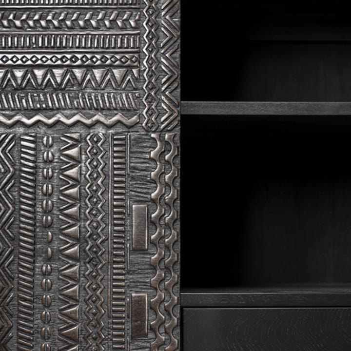 Ancestors Tabwa skab, Teak 3 låger-2 skuffer 126x180 Ethnicraft
